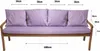 Cuscini per panchina da giardino Viola| Cuscino per seduta Anteprima dell’immagine prodotto 3