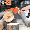 8-Zoll-Mini-Kettensäge, Akku-Kettensäge mit bürstenlosem Produktbild-Vorschau 6
