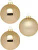Weihnachtskugeln Glas 10cm 6 Stück - Brokatgold Produktbild-Vorschau 3