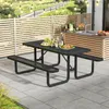 COSTWAY Bierzeltgarnitur 184cm für 8 Personen, Produktbild-Vorschau 2
