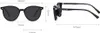Damen Herren Polarisierte Sonnenbrille Runde Sonnenbrille Produktbild-Vorschau 2