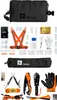 A collection of survival and first aid items laid out on a white background. Produktbild-Vorschau
