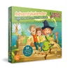 A box for an advent calendar with a scene of children and a witch on a dock. Podgląd zdjęcia produktu