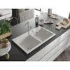 Mexen Hektor zlewozmywak granitowy 2-komorowy 800 x 480 mm, Podgląd zdjęcia produktu 2
