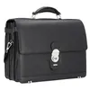 Aktentasche Monza 38x30x16cm Leder schwarz Produktbild-Vorschau 4