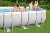 Piscina rettangolare grigio chiaro con struttura in acciaio Anteprima dell’immagine prodotto 6
