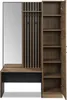 Garderobenschrank Garderobenpaneel mit Sitzbank Medan | Produktbild-Vorschau 3