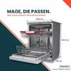 homeX Geschirrspüler 60 cm, Spülmaschine freistehend - 14 Produktbild-Vorschau 5