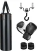 COSTWAY 4 in 1 Schwerer Boxsack 110 cm, Boxsack hängend mit Produktbild-Vorschau 1