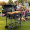 TEENO Grill Grillwagen BBQ Smoker Holzkohlegrill mit Produktbild-Vorschau 2