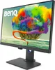 A BenQ monitor displaying a colorful abstract image with a person holding a paint brush. Produktbild-Vorschau