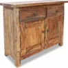 vidaXL Buffet en aluminium massif 75 x 30 x 65 cm Voir les images du produit 8