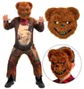"Zombie Teddybär" Kostüm für Kinder | Overall und Maske Produktbild-Vorschau 5