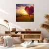 Bild auf Leinwand - Leinwandbild - Baum Wiese Blume - Produktbild-Vorschau 7