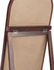 BELIANI Stojace zrkadlo tmavé drevo sklo 30 x 150 cm vysoké Náhľad obrázku produktu 8