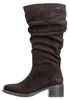 Rieker Damen Stiefel geraffter Schaft Blockabsatz Produktbild-Vorschau 3