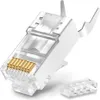 40x Netzwerkstecker CAT 7 6A RJ45 LAN Netzwerk Crimp Produktbild-Vorschau 3
