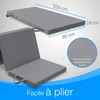 ELONEO Matelas pliable 90x200x8 cm d'épaisseur, Matelas Voir les images du produit 8