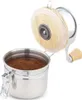 Weis Kaffeemühle mit Keramikmahlwerk Edelstahl/Holz, Produktbild-Vorschau 4