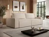 4-Sitzer Schlafsofa aus strukturiertem beigem Velours - Produktbild-Vorschau 2