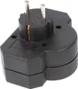 Presa multipla 2x Euro e 1x contatto di terra nero con Anteprima dell’immagine prodotto 5