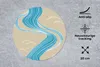 MuchoWow® Mauspad Mousepad Muster - Berg - Fluss 20x20 cm - Produktbild-Vorschau 3