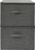 vidaXL Úložné boxy 2 ks látka 43x34x23 cm antracit Náhľad obrázku produktu 5