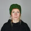Wollmütze - grün-braun - warme Strickmütze Produktbild-Vorschau 2