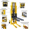 MIDORI Hochhubwagen Handstapler Hydraulik Polyurethan1,0t / Produktbild-Vorschau 2