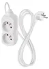 Prodlužovací kabel 1,4 m / 2 zásuvka / bílý / PVC / 1 mm2 Náhled obrázku produktu