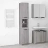 vidaXL Mobile da bagno Grigio Sonoma 32x34x188,5 cm Anteprima dell’immagine prodotto 2