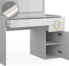 Schminktisch Vicco Adela Weiß 115 cm mit LED-Spiegel, Model Produktbild-Vorschau 6
