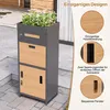 Merax Outdoor Biefkasten s číselným zámkom, integrovanou Náhľad obrázku produktu 6