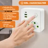 KRUMAD stekkeradapter 5-in-1 met USB en USB-C, Productafbeelding-voorbeeld 4
