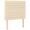 Boxspringbett mit Matratze & LED Creme 100x200 cm Stoff Produktbild-Vorschau 7