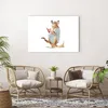 Poster - Poster ohne Rahmen - Känguru Mama Kind - 100x70 cm Produktbild-Vorschau 5