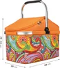 anndora Kühlkorb 25 Liter Orange paisley - Paisley Produktbild-Vorschau 2