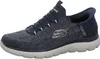A single blue Skechers sneaker is shown from the side against a white background. Anteprima dell’immagine prodotto