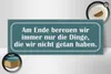 Holzschild Spruch 27x10cm am Ende bereuen wir immer nur Produktbild-Vorschau 3