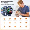Smartwatch 1.85 Zoll Touchscreen mit Bluetooth Anrufen 140+ Produktbild-Vorschau 6