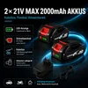 AJIEQAQ Akku Poliermaschine 21V MAX, Exzenter Polierer Produktbild-Vorschau 3