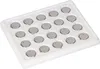 A tray of 20 coin cell batteries. Produktbild-Vorschau