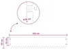 Rasenkante mit umgebogener Oberkante 10 stk. 103x20cm Stahl Produktbild-Vorschau 9