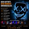 TK Gruppe Timo Klingler LED Scary Mask modrá - ako z Očisty Náhľad obrázku produktu 8