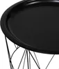 Aufbewahrung Box mit Deckel Metall schwarz 37 cm Produktbild-Vorschau 5