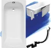 BADLAND Badewanne Rechteck Classic SLIM 130x70 Rand 17mm Produktbild-Vorschau 4