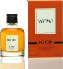 A bottle of JOOP! WOW! Eau de Toilette for Men next to its orange packaging. Podgląd zdjęcia produktu