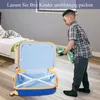 2tlg. Kinderkoffer + Rucksack aus Kunststoff Kindertrolley Produktbild-Vorschau 4