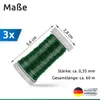 ECENCE Blumendraht 3x Myrtendraht geglüht aus Eisen in der Produktbild-Vorschau 4