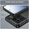 A close-up view of a smartphone case, highlighting its protective features for the screen and camera. Anteprima dell’immagine prodotto